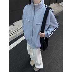 拼接条纹运动夹克开衫拉链卫衣S632P50，男装夹克，星座1116-2