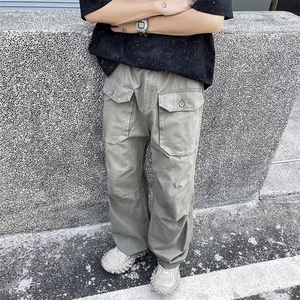 高街美式裤男潮牌痞帅炸街直筒裤子春季潮流图片