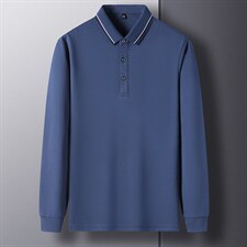 BJ22577钱塘2020-2春秋新款百搭中青年男士时尚休闲长袖T恤P54，男装T恤，钱塘207-2
