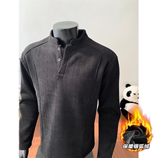 翻领高克重复合银狐绒加绒500克卫衣外套W983/特P35黑，女装短外套，电商A094
