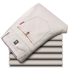 2026春夏四季有货直筒裤子男士商务弹力休闲裤男纯棉裤子潮986P28，男装棉裤，星座224-1