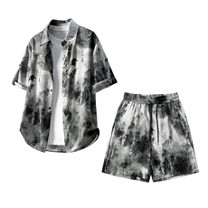 灰色套装
