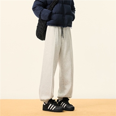 抖音品质港风新款中缝潮流束脚卫裤休闲裤B315-K23495-P65控78，男装休闲裤，电商B315