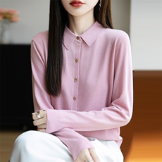 2025polo领开衫针织衫，女装针织衫/毛衣，贵皇网供仓