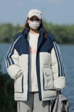 港风潮牌新款织拼色连帽服潮流保暖棉衣M085-P110控159，男装棉衣，星座717