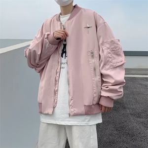 青春流行男春季防水小牛津夹克文艺潮外套J267P65图片