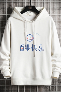 WY2183-P35 加绒款-P40 纯连帽卫衣男大码运动帽衫宽松薄 网格图片