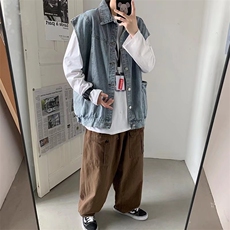 男春季新款韩版潮流马甲牛仔马甲M450P45，男装背心/马甲，星座1116-2