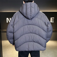 90新标高克重白鸭绒羽绒服宽松连帽抗寒羽绒服外套YR5578-P399，男装羽绒服，电商D342
