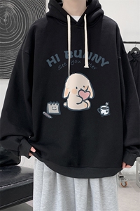 纯棉连帽卫衣男大码运动帽衫宽松薄WY2314-P35 加绒款-P40图片