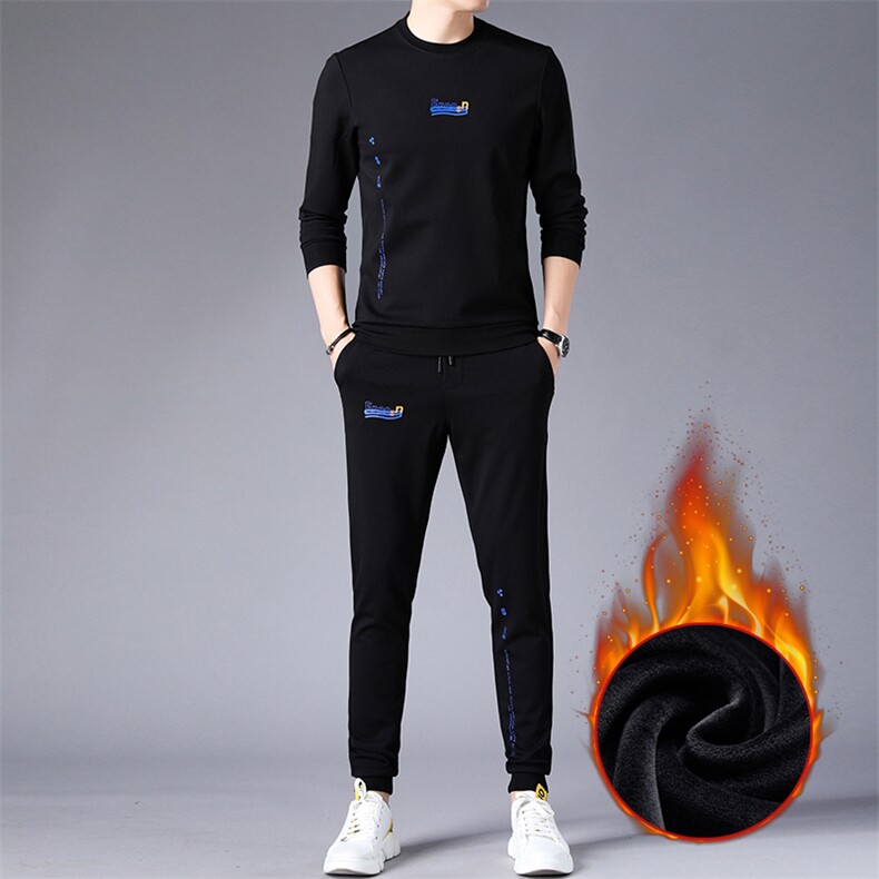 CA9027钱塘2020-2春秋新款时尚休闲中青年男士百搭长袖套装P152图片