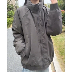 现货美式高街休闲夹克冬季三防立领纯色户外工装加厚棉服外套，男装夹克，电商A486