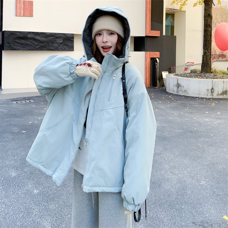 【大货出】有买家秀加绒加厚甜酷冲锋衣外套2C131-705-P215K318,女装短外套,2C131