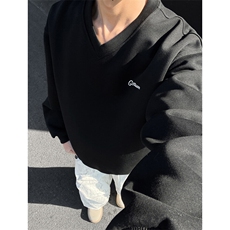 刺绣v领卫衣男cp120-特p40，男装卫衣，电商B371