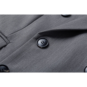 双排扣大码M-5XL西服男成分 96%聚酯纤维4%氨纶XF78127P85控128图片