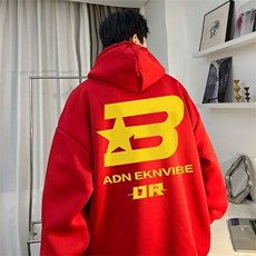 抖音得物供货可提供视频秋冬重磅美式宽松连帽卫衣DL2021，男装卫衣，电商A486