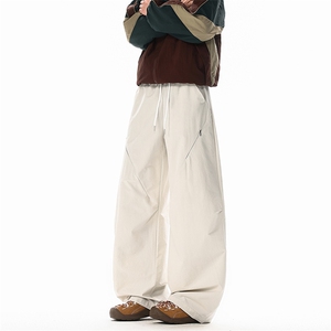 解构主义经典伞兵长裤复古Vibe风裁剪美学休闲裤K929TP28无差价图片