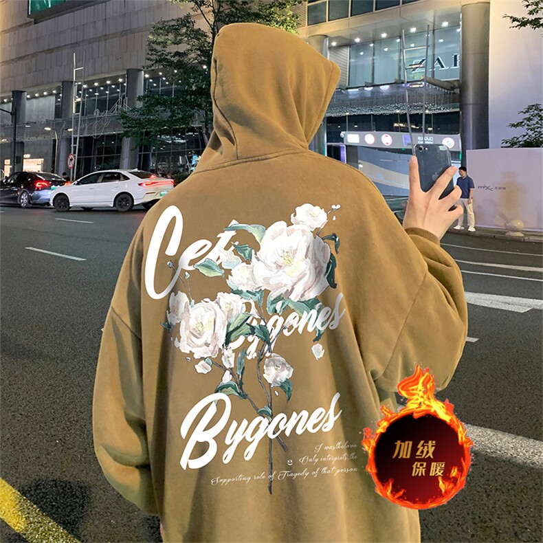 直播品质500克重磅美式做旧水洗卫衣SL1678-常规特P55加绒特P65,男装卫衣,电商A486