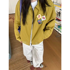 网图有货美式bomber魔术贴飞行夹克男女宽松工装外套A1011-P70，男装夹克，星座1505