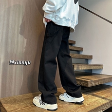 XZ616秋季新款百搭微喇休闲牛仔伐木长裤TY2402P65控78，男装休闲裤，星座512A（原616）