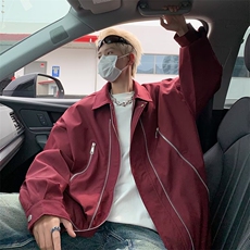 冷淡系高级感外套男拉链设计感夹克外套J661P68，男装夹克，星座1116-2