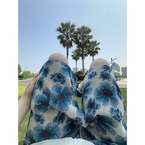 夏威夷民族风短裤男女抽绳夏季潮牌运动裤子DK2529 P25图片