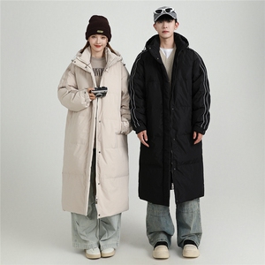 羽绒服 冬季新款中长款情侣韩版连帽羽绒服外套 Y918/ P190图片