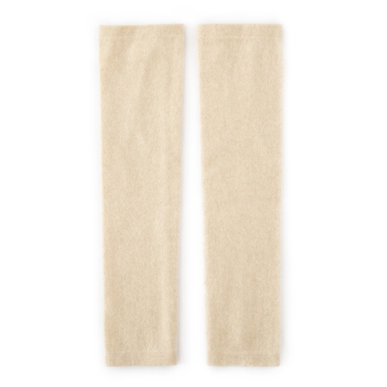 2025年秋季新款百搭女士双股加厚保暖平面长手套，手套，顺禾羊绒