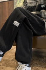 2025冬季新款男士重磅奥利绒休闲裤加厚卫裤WK2062，男装卫裤，电商B220