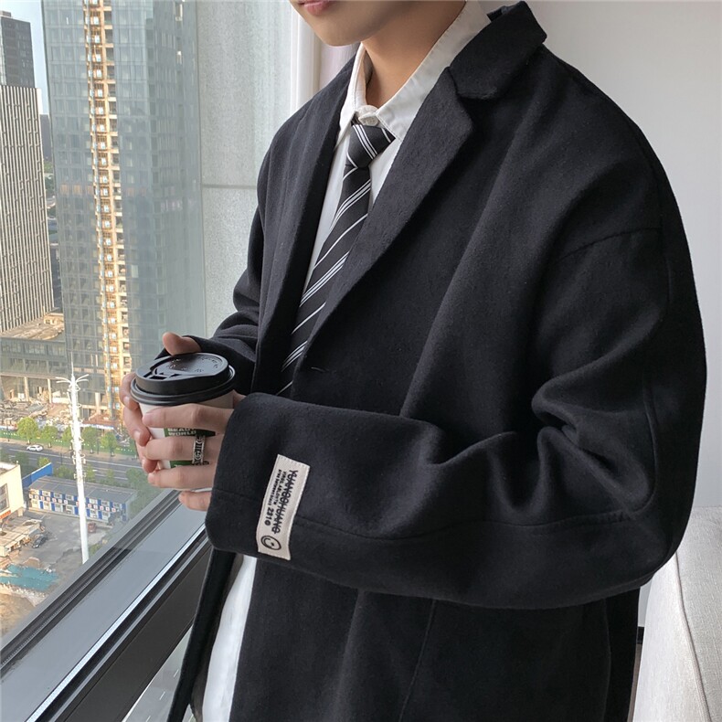 2025秋冬装新款毛呢男士西服呢料小西装外套JK858-P85控108元,男装西服套装,电商A006
