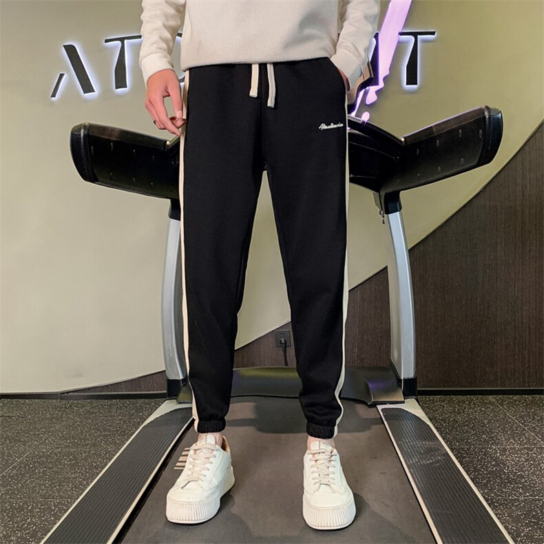 K1101P5878,加绒P68卖价印花束脚卫裤男,男装休闲裤,电商B340