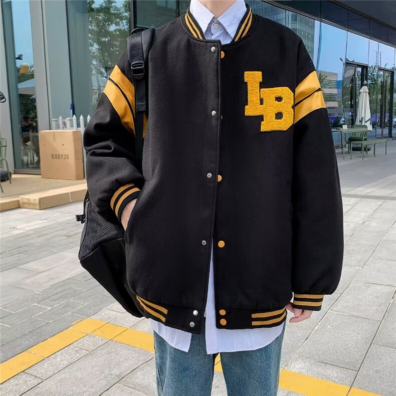 男秋季外套潮牌街棒球服夹克W1048P42,男装夹克,星座1116-2