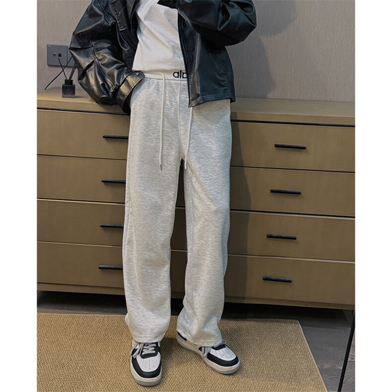 现货腰头字母刺绣情侣直筒休闲裤610A-1-LY21-特P34，男装休闲裤，星座610A-1