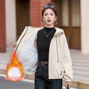 现货！现货！加绒加厚外套女不臃肿2025冬季新款气质高级感棉衣图片