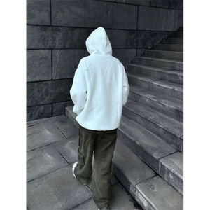 重工刺绣卫衣男女小众设计感休闲潮百搭外套常规P52加绒P57图片