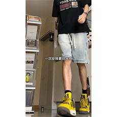 夏季新款水洗牛仔短裤A450特P40控58，男装牛仔裤，电商A309