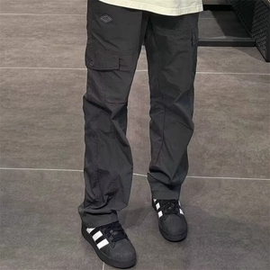 1506/G8040/P39新款宽松休闲裤男韩版潮流百搭裤子阔腿拖地长裤图片