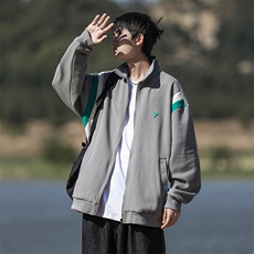 秋季新款潮流爱心皮标cityboy风针织外套WT3401-P55控88，男装夹克，星座717