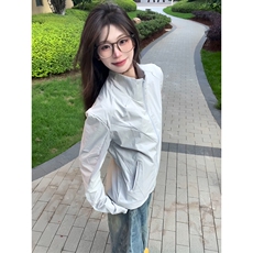 春夏款高品质冰感速干防晒服休闲户外运动外套透气弹力机能风夹克，男装防晒衣，电商A486