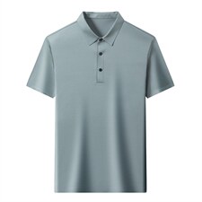 2023夏季新款短袖POLO衫男式韩版修身翻领体恤男装无痕T恤上衣，男装T恤，电商B212（原钱塘6029）