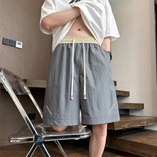 2024夏季新款内景大码撞色冲孔速干短裤M-5XHK24495-P40，男装休闲裤，电商A022