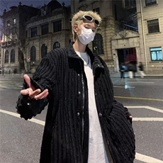 春季纯色编制布小香风外套立领米白翻领黑色M~XXLJW9307，男装夹克，星座1116A-1（原606A）