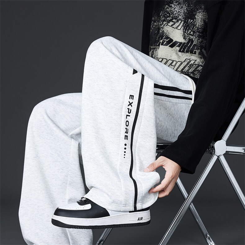 休闲裤男2025新款秋款青少年直筒宽松舒适运动长裤子Q29165-特P35，女装休闲裤，星座610（原A335）