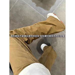 WE1849-P64 美式高街微喇叭牛仔裤男女新款复古显瘦设计感图片