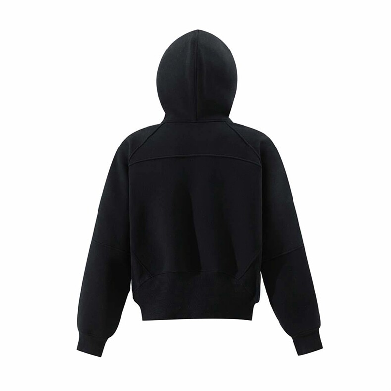 抖音得物高品质二开26春装重磅宽松结构拉链设计高领连帽卫衣W76,男装卫衣,电商A486-1