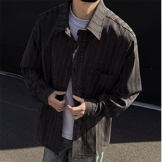 2026秋季男牛仔夹克新款宽松休闲肌理提花上衣外套男装J08/P52，男装夹克，星座506