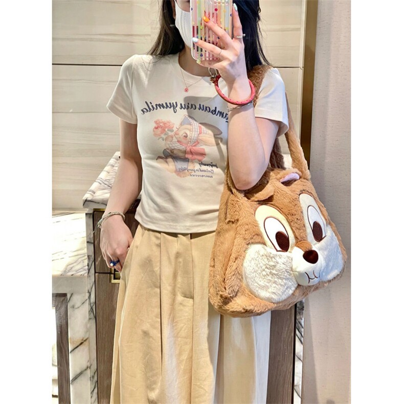 T00796-P35粉嫩少女甜美短款正肩短袖卡通印花纯棉T,男装T恤,星座617A-2