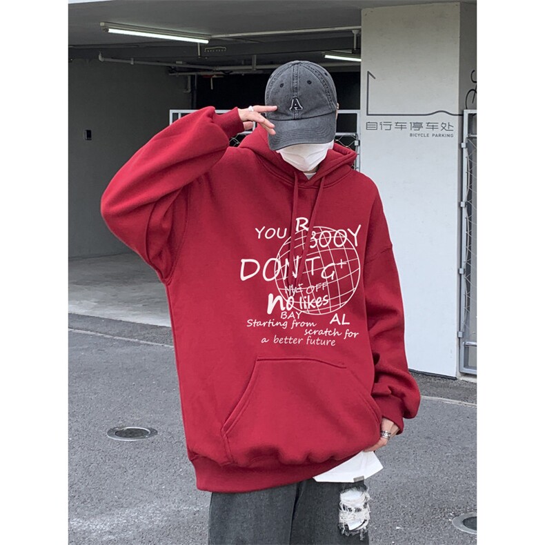 冬季新品潮流设计印花加厚卫衣XZ203-W700加绒-P58,男装卫衣,星座203
