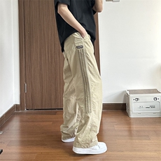 大量现货美式高街速干裤男夏季薄款宽松设计感休闲裤DY5032-P55，男装休闲裤，电商A178