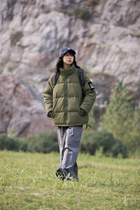 外27-2GANYOU日系可拆卸式袖标加厚棉服MY01-P175图片